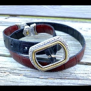 Vintage Lady Brighton Belt*Size L*Reversible!